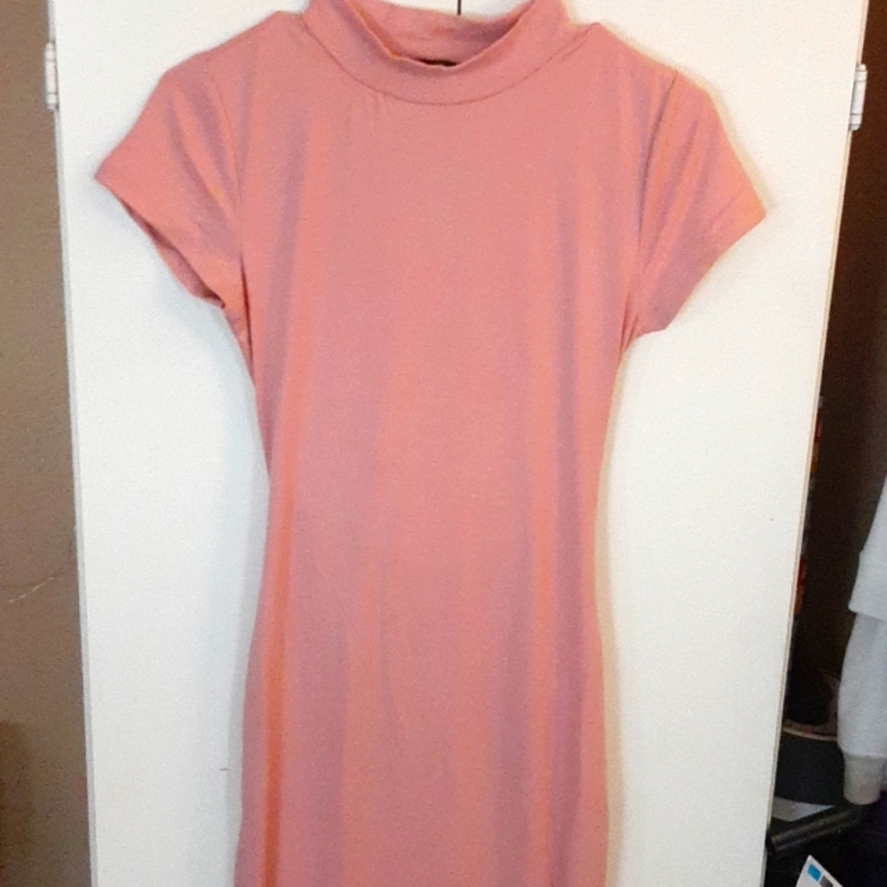 New long pink dress